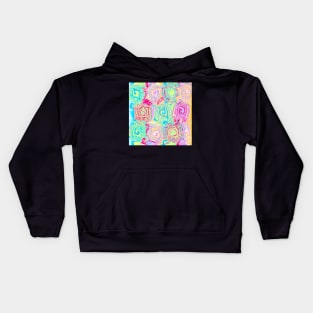 Geode Pastel Abstract Art by Orchid 15 Kids Hoodie